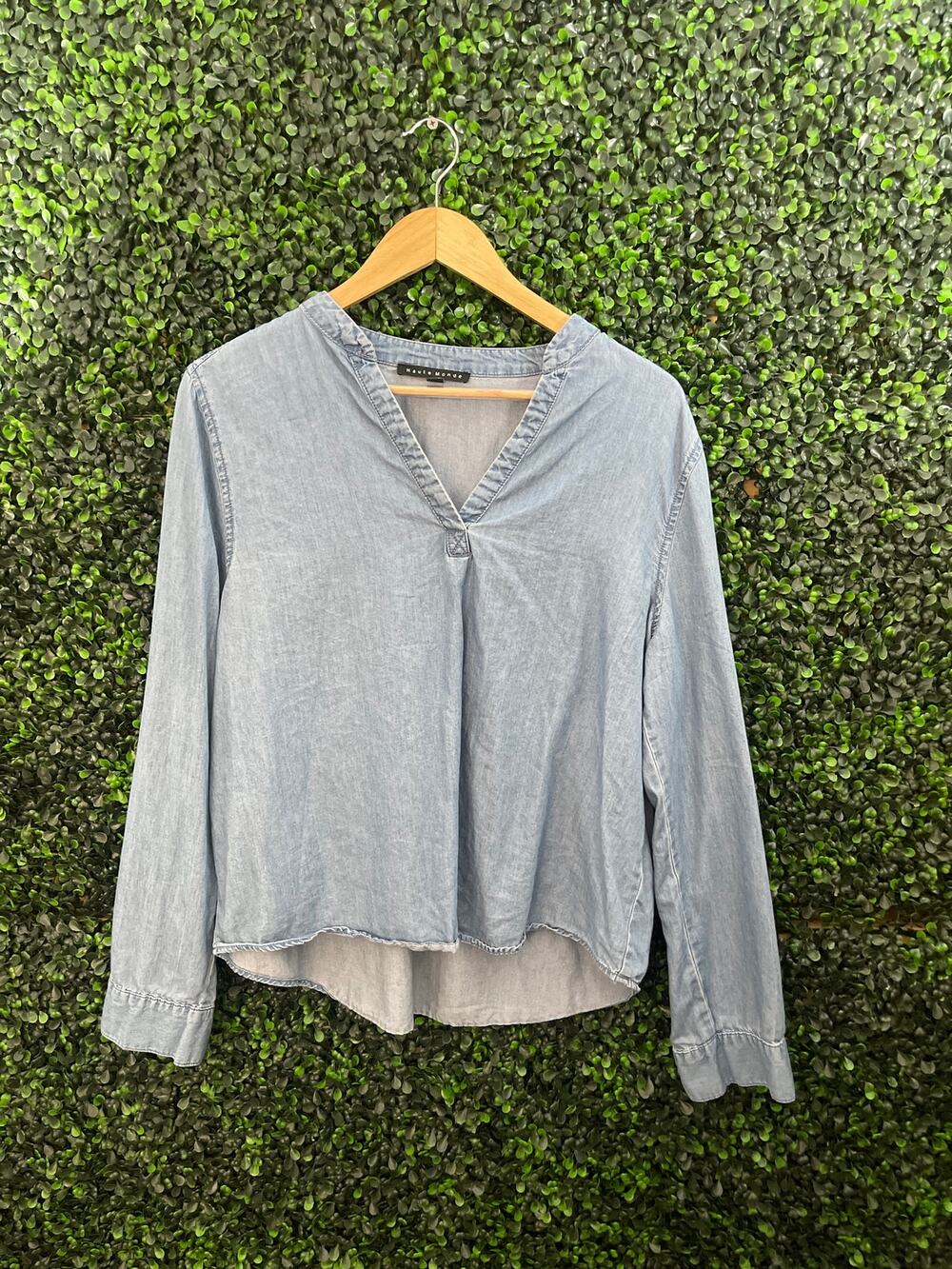 Haute Monde, Jean Blouse, Women’s Size XL